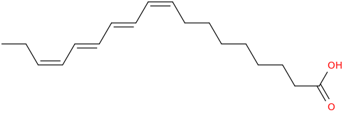 9,11,13,15 octadecatetraenoic acid, (9z,11e,13e,15z) 